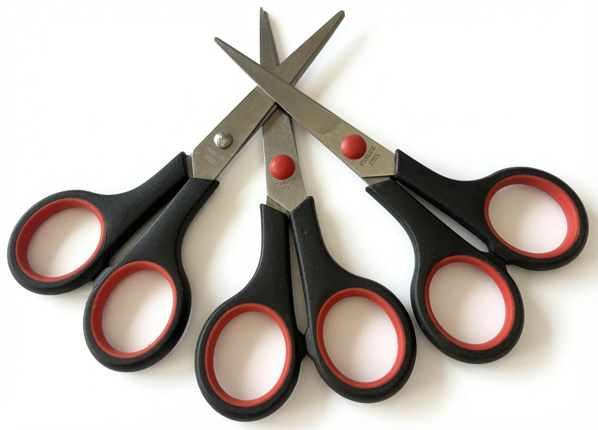 Handmade Stainless Steel Craft Scissors for Kids & Adults - SET OF 3