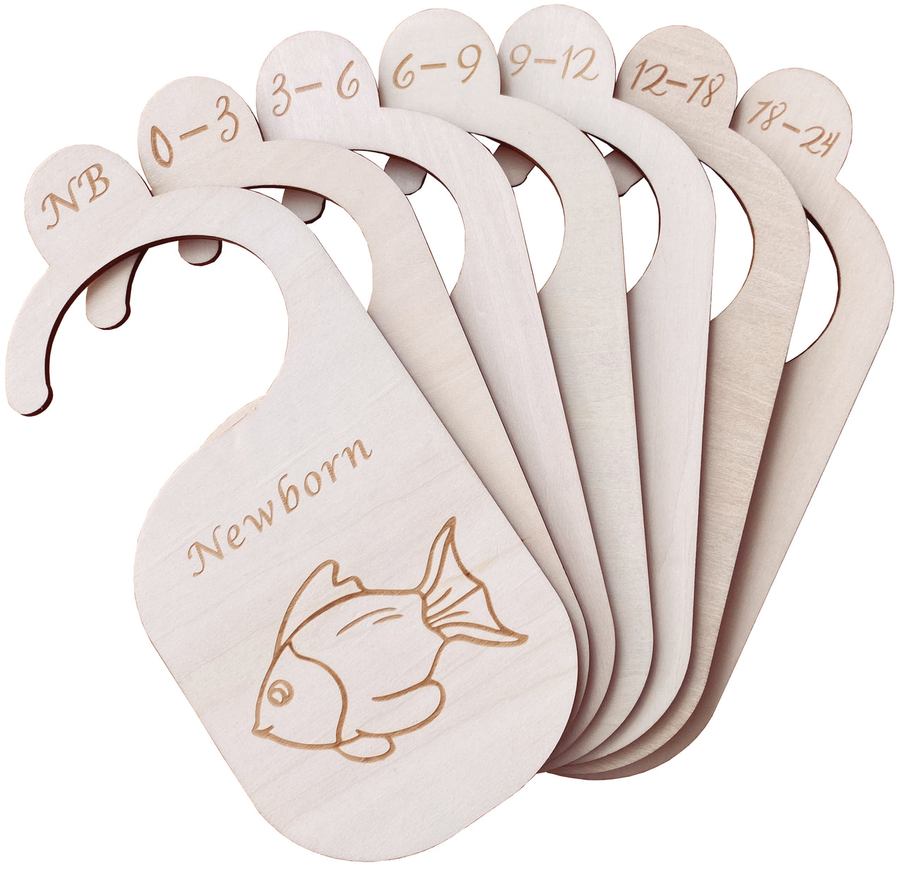 The Original Wood Baby Closet Dividers - The LoLueMade Company®