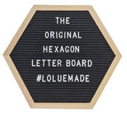 PlayBoard®: The Original Hexagon Letter Board (Light Beige) - The LoLueMade Company®