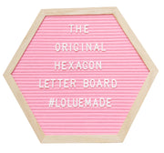 PlayBoard®: The Original Hexagon Letter Board (Yellow) - The LoLueMade Company®