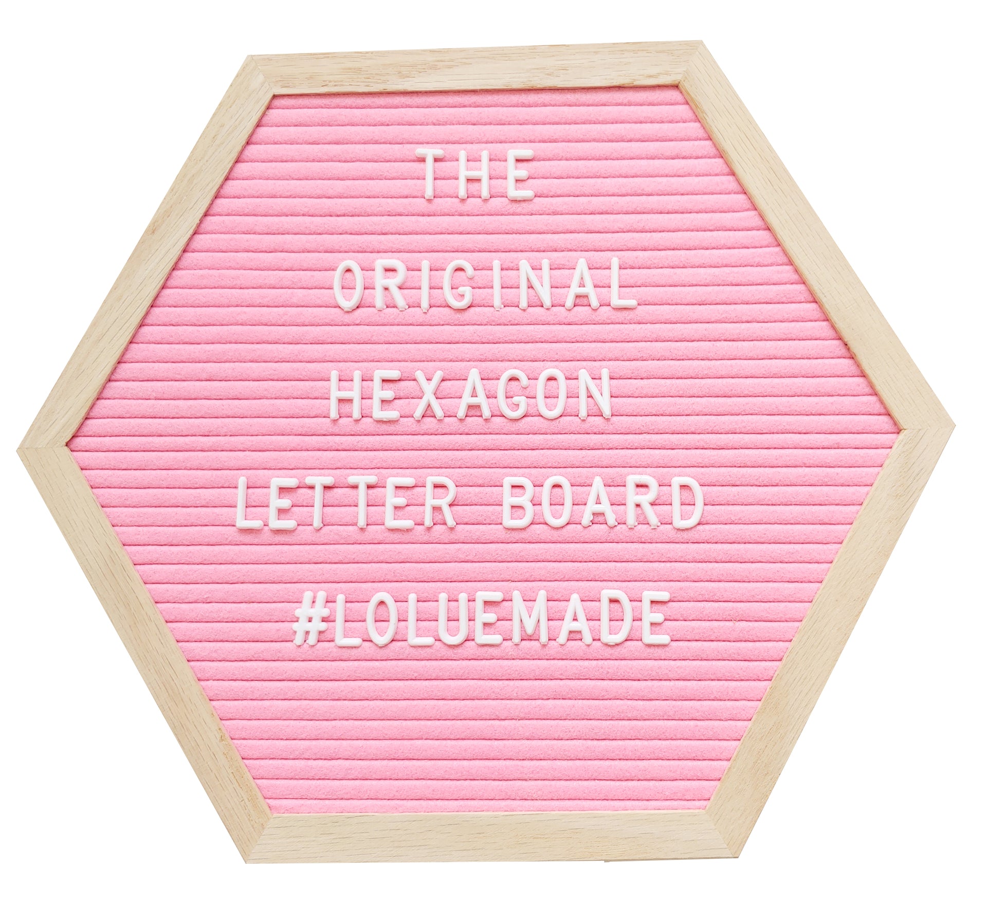 PlayBoard®: The Original Hexagon Letter Board (Yellow) - The LoLueMade Company®