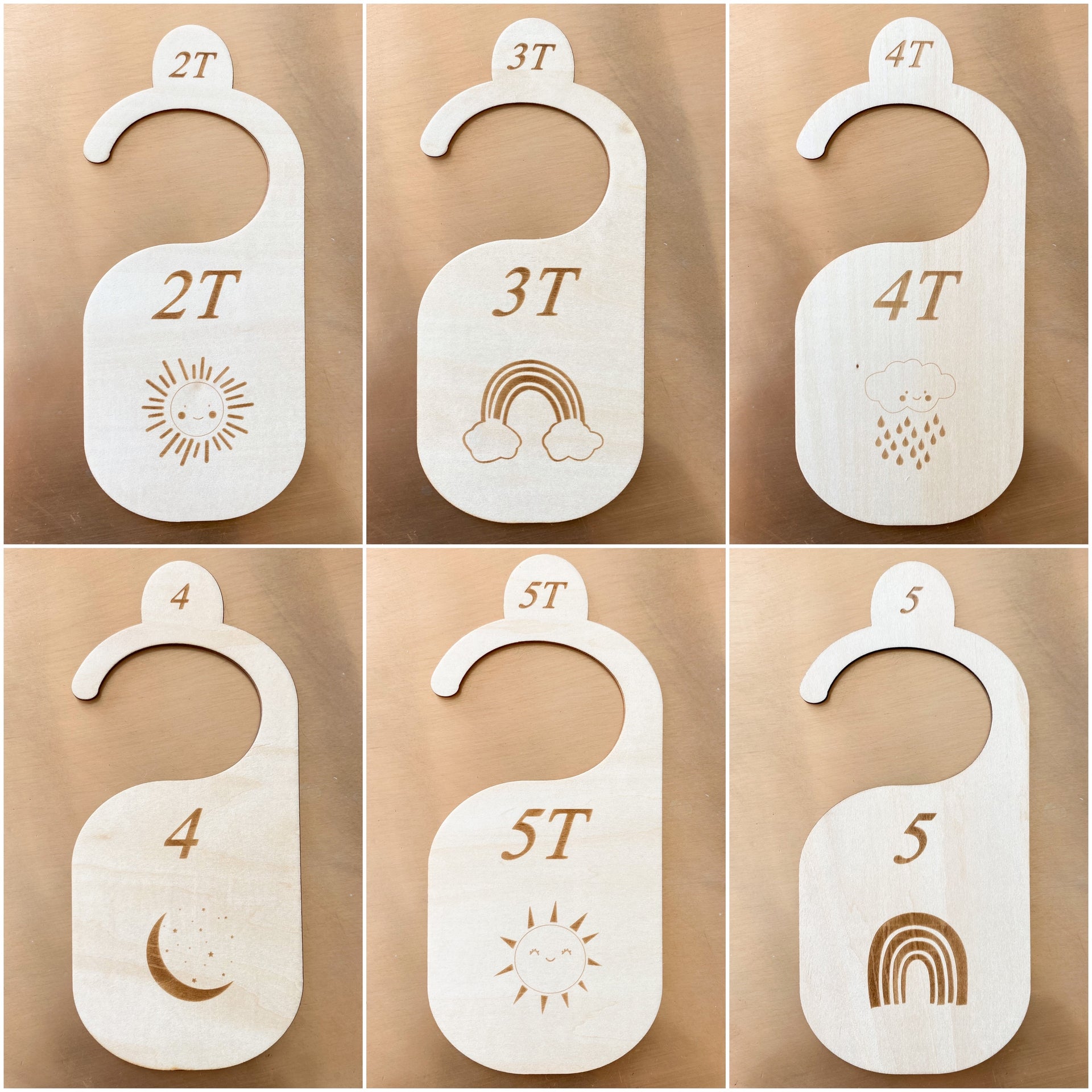 The Original Wood Toddler Closet Dividers - The LoLueMade Company®