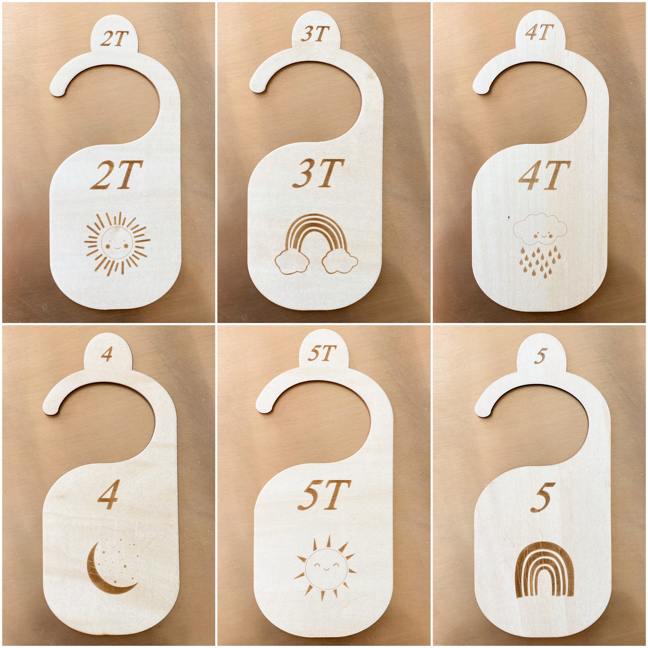 The Original Wood Toddler Closet Dividers - The LoLueMade Company®