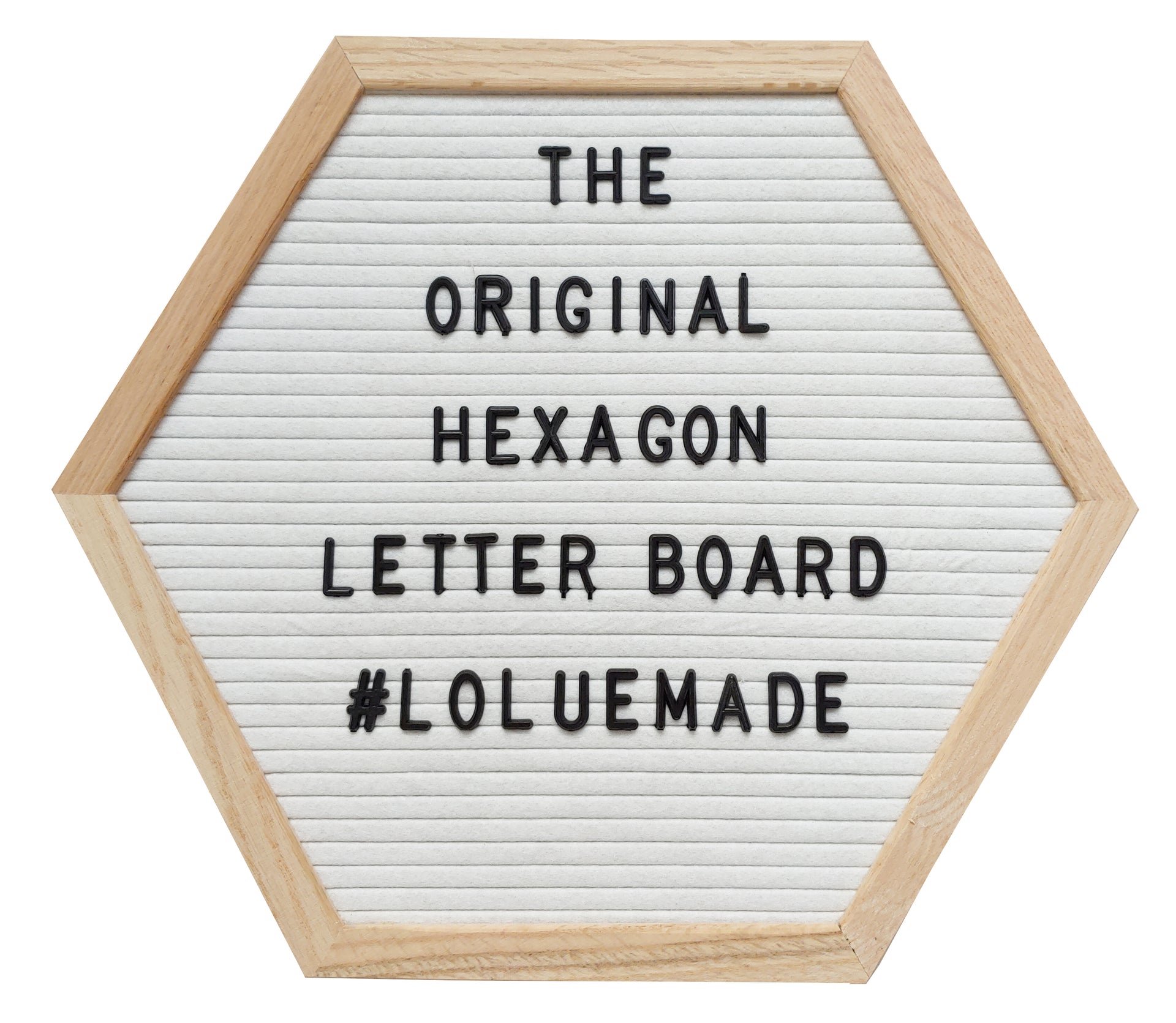 PlayBoard®: The Original Hexagon Letter Board (Yellow) - The LoLueMade Company®