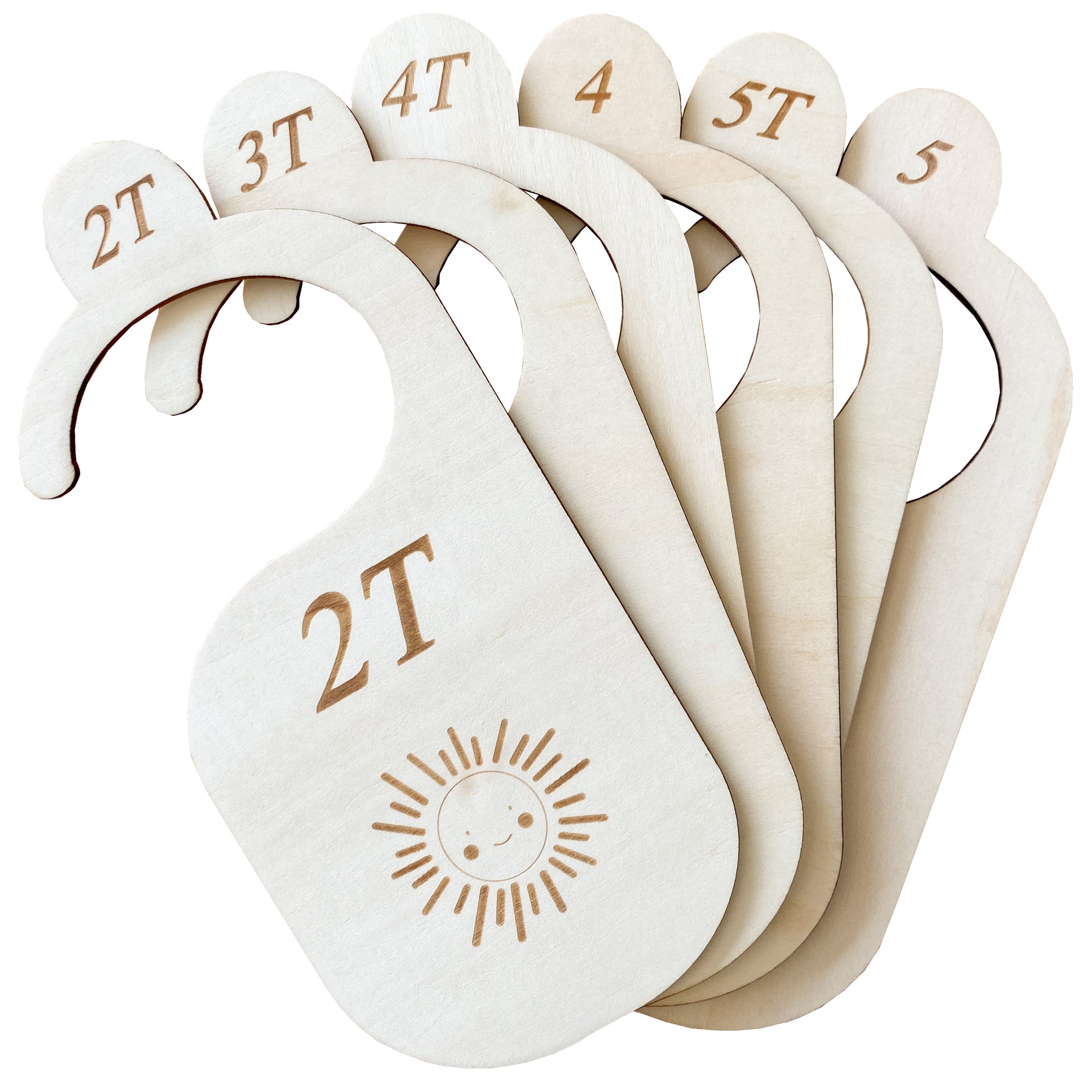 The Original Wood Toddler Closet Dividers - The LoLueMade Company®